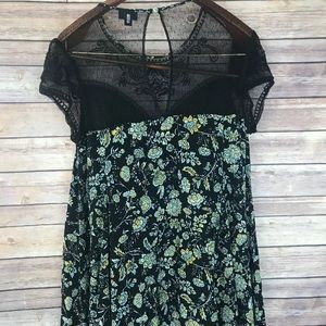 Torrid Dress Size 0 Lace A-Line Swing Short Sleeve